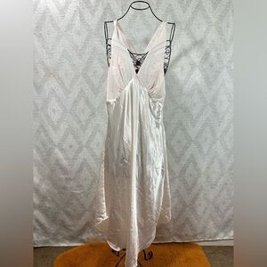 Alexandra Nicole light pink maxi slip dress size L